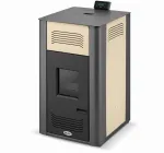 Veeringiga pelletpliit BLIST SAHARA (17.5-21 kW) Liiv SAHARA 17