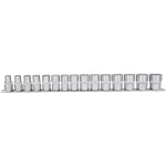 Kaheteistk&uuml;mnepunktiline peakomplekt 1 / 2 "10-24mm 15pcs, KS Tools"
