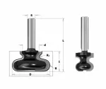 Fresa S = 8mm, D = 19,05mm, CMT