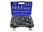 GEKO įrankių rinkinys i&scaron; poliruoto CrV plieno, 94 dalys, 1/2&Prime; ir 1/4&Prime;