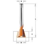 Fresa (14 *) HM S = 8 D = 12.7x12.7, CMT