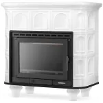 Tellistest kamin FLORENCE (13 kW) Valge
