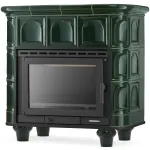 Tellistest kamin FLORENCE (13 kW) Roheline