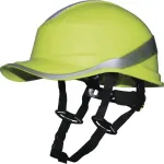 Kaitsekiiver Basebal, 1000 VAC/1500 VDC, Yellow DIAM DIAMOND V UP, Delta Plus