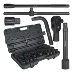 Smūginių galvučių rinkinys 3/4&Prime; ir 1&Prime;, 17&ndash;65 mm, 26 dalys KELTIN K00095