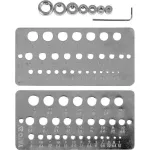 aukude &scaron;abloon / puuri s&uuml;gavuse piiraja 10vnt. (1.0-13.0mm)
