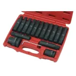 3 / 4 "+ 1" Kokkup&otilde;rkekomplekt (TORX, E-TORX, HEX) 16vnt.