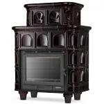 Tellistest kamin SALZBURG (13 kW) Pruun