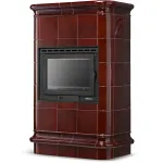 Fireplace ROMA (13 kW) Brown