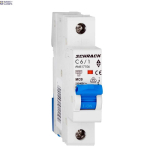 SCHRACK AM617106-- &mdash; Miniature Circuit Breaker AMPARO 6kA, C 6A, 1P