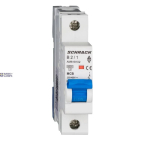 SCHRACK AM618102-- &mdash; Miniature Circuit Breaker AMPARO 6kA, B 2A, 1P