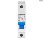 SCHRACK AM618110-- &mdash; Miniature Circuit Breaker AMPARO 6kA, B 10A, 1P