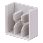 SCHRACK BS900116-- &mdash; Busbar End-cap 2/3P, 16mm&sup2;, 17x17mm