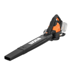 akuga leaf blower WG583E.9, kere (ilma akuta), Worx, WG583E-9