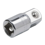 1/4'' CHROMEplus adapter, 1/4''Fx3/8''M, riputusel tag, KS Tools, 918-1501-E