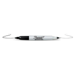 Marker Sharpie Twin Tip Black, 09-811100