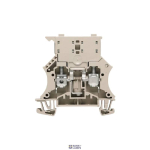 Weidm&uuml;ller 1011000000 &mdash; kaitse Terminal Block Screw &uuml;hendus, dark beige, 6 mm&sup2;, 6.3 A, 500 V Conn 2 Levels 1, TS 35