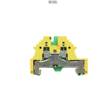 Weidm&uuml;ller 1016200000 &mdash; PE Terminal Block Screw &uuml;hendus, roheline/yellow, 2.5 mm&sup2;, 500 V Conn 2 Levels 1, TS 35, Wemid