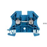 Weidm&uuml;ller 1020180000 &mdash; Feed-through terminal block, Screw connection, blue, 4 mm&sup2;, 32 A, 800 V, Number of connections: 2
