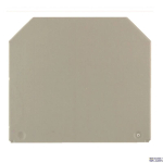 Weidm&uuml;ller 1050100000 &mdash; End ja Partition Plate jaoks Terminals dark beige H 56 mm W 1.5 mm, Wemid
