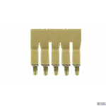 Weidm&uuml;ller 1053960000 &mdash; Terminal Block Cross-Connector when screwed in, yellow, 32 A Poles 5 P 5.10 Ins Yes W 7 mm