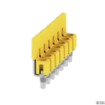 Weidm&uuml;ller 1057260000 &mdash; Terminal Block Cross-Connector when screwed in, yellow, 41 A Poles 7 P 6.10 Ins Yes W 7.6 mm
