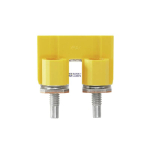 Weidm&uuml;ller 1079200000 &mdash; Terminal Block Cross-Connector when screwed in, yellow, 125 A Poles 2 P 16.00 Ins Yes W 9 mm
