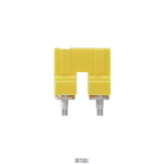 Weidm&uuml;ller 1636560000 &mdash; Terminal Block Cross-Connector when screwed in, yellow, 76 A Poles 2 P 11.90 Ins Yes W 7.6 mm
