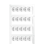 Weidm&uuml;ller 1813130000 &mdash; Front Panel Marker Carrier SFC 0/12 MC NE White Weidm&uuml;ller