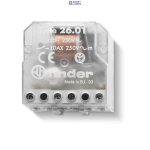 FINDER 260182300000 &mdash; Step Relay 1NO, 10A, 2 Switching Sequences, 230VAC