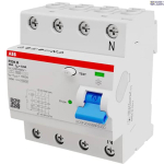 ABB 2CSF204568R3400 &mdash; F204 B-40/0.3 Residual Current Circuit Breaker 4P B type 300 mA