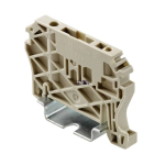 Weidm&uuml;ller 9540000000 &mdash; Terminal Block End Bracket dark beige, TS 35, Wemid W 6 mm, 100 &deg;C