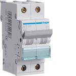 Hager MCN200 &mdash; Miniature Circuit Breaker 2P, 6 kA C-0.5 A, 2M