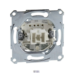 Schneider Electric MTN3106-0000 &mdash; Installation Switch Merten Aquadesign 1P, 250 V, Two-way switch insert koos indicator light, flush-mounted, 10 AX, AC 250 V, screwless terminals