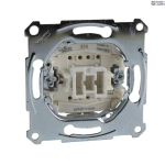 Schneider Electric MTN3117-0000 &mdash; Installation Switch Merten Aquadesign 1P, 250 V, Intermediate Switch Insert 1 Pole, Flush-mounted, 10 AX, AC 250 V, screwless terminals