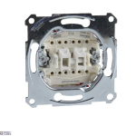 Schneider Electric MTN3126-0000 &mdash; Switch Merten Aquadesign 1P, 250 V, Double Two-way Insert 1 Pole, flush-mounted, 10 AX, AC 250 V, screwless terminals