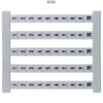 Weidm&uuml;ller 0460660001 &mdash; Dekafix, Terminal marker, 5 x 5 mm, Pitch in mm (P): 5.00 Weidmueller, white
