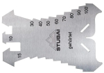 Marking template, hardened un stainless steel, 08-2-278601, STUBAI