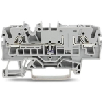 WAGO 2002-1601 &mdash; Through Terminal Block Same Profile as 2-Conductor Disconnect Terminal Block, 2.5 mm&sup2;, Gray, koos Test Option