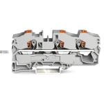 WAGO 2216-1301 &mdash; Through Terminal Block 3-Conductor, 16 mm&sup2;, koos Push-Button, hall