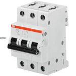 ABB 2CDS253001R0201 &mdash; S203-D20 Miniature Circuit Breaker - 3P - D - 20 A