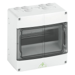 Spelsberg 73540901 &mdash; Small Distribution Board AK 09, 400 V AC, 9 moodulid, 1 Row, IP65, IK07, 200 &times; 200 &times; 122 mm, Pre-Mounted