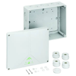 Spelsberg 82591001 &mdash; harukarp Abox 250-L, Max. Conductor 25 mm&sup2;, 690 V AC, IP54/IP65, IK07, 250 &times; 200 &times; 115 mm, hall, Knockouts M20/M25/M32/M40/M50