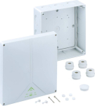 Spelsberg 83591001 &mdash; harukarp Abox 350-L, Max. Conductor 35 mm&sup2;, 690 V AC, IP54/IP65, IK07, 250 &times; 250 &times; 115 mm, hall, Knockouts M25/M32/M40/M50
