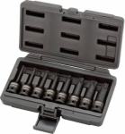l&ouml;&ouml;kpadrun komplekt TORX 1/2'', T30-T80, 8 tk., KS Tools, 911-0901