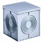 GEWISS DX59401 &mdash; nelikant Acces Chamber 200x200x200 Flat Knockout Base ja High Resistance Lid, hall