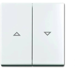 Busch-Jaeger 2CKA001713A0202 &mdash; 2504-914 CoverPlates (partly incl. Insert) Busch-balance&reg; SI Alpine white
