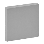 Legrand 755002 &mdash; Cover Plate Valena Life RAL 7040, W 53.2mm, H 53.2mm, D 8.4mm, alumiinium