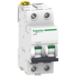 Schneider Electric A9F75202 &mdash; Miniature Circuit Breaker Acti9 iC60, 2P, 2 A, 6 kA, D Curve
