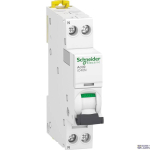 Schneider Electric A9P54602 &mdash; Miniature Circuit Breaker Acti9 iC40N, 2 A, 1P+N, C Curve, 6 kA